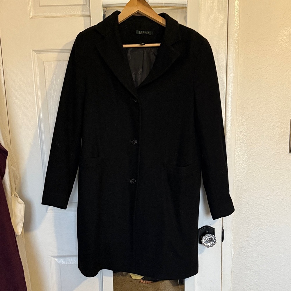 Ralph Lauren Black Women's Coat, size 10